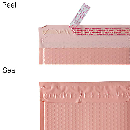 Office Depot® Brand Poly Fashion Bubble Mailer, #2, 8 1/2" x 11", Assorted Colors