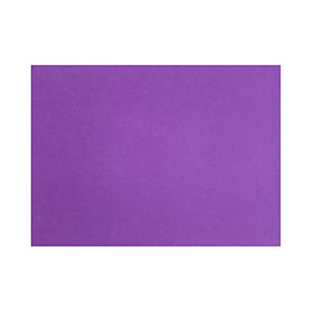 LUX Flat Cards, A6, 4 5/8" x 6 1/4", Purple Power, Pack Of 50