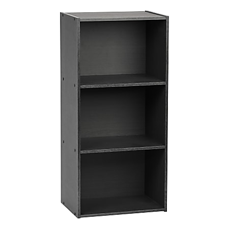 IRIS 35"H 3-Tier Storage-Shelf, Gray