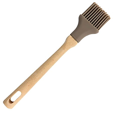 Martha Stewart Mini Brush Utensil, Taupe