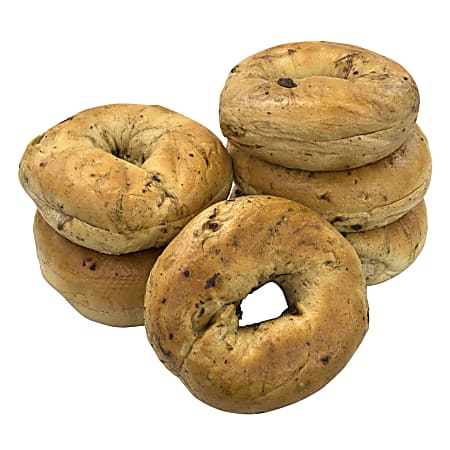 National Brand Fresh Cinnamon Raisin Bagels, Pack Of 6