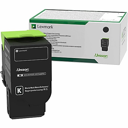 Lexmark™ 78C1XK0 Black Extra-High Yield Return Program Toner Cartridge