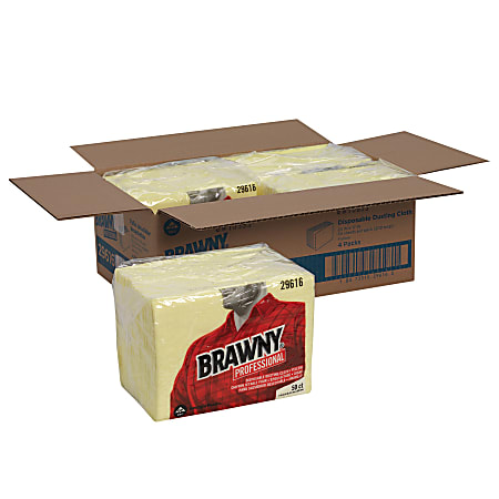 Brawny Georgia-Pacific Dusting Cloths, Box Of 50