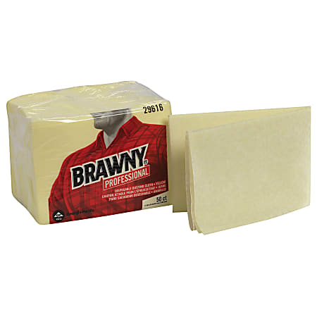 Brawny Georgia Pacific Dusting Cloths Box Of 50 - Office Depot