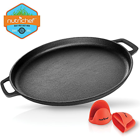 1-Piece Cast Iron 14 in. Pizza Iron 1-Piece Cast Iron 14 in. Pizza Iron