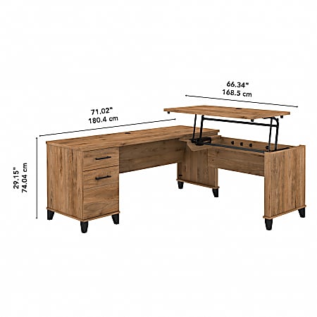 Bush somerset 72 desk top