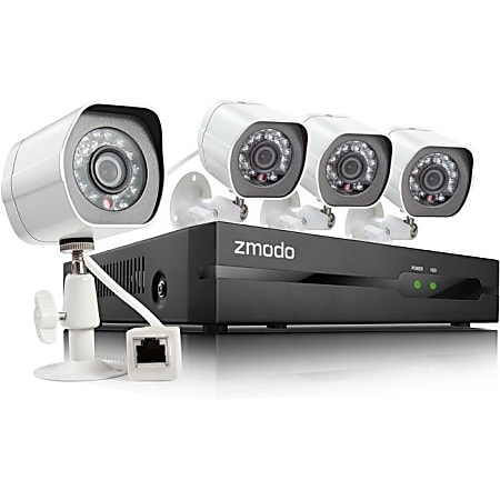 Zmodo 4 Channel Complete sPoE NVR Surveillance System w/ 1TB HDD