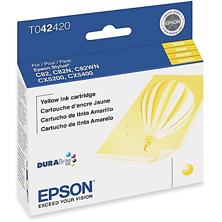 Epson® T0424 (T042420) DuraBrite® Yellow Ink Cartridge