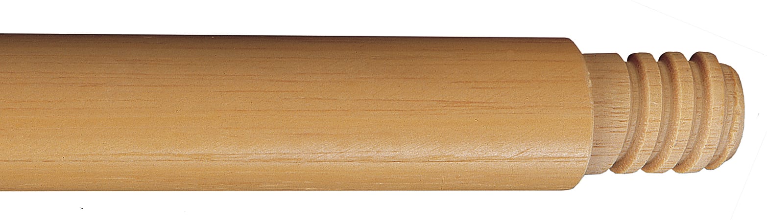 Wilen Bamboo Wood Broom Handle, 60", Natural, Pack Of 12