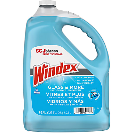 Diversey Glass Plus Multisurface Cleaner - 128 fl oz (4 quart) - 4 / Carton - Blue Diversey Glass Plus Multisurface Cleaner - 128 fl oz (4 quart) - 4 / Carton - Blue