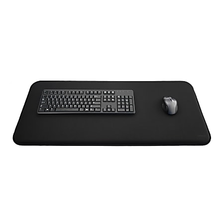 LOFTMAT The Full Desk Cushioned Desk Pad 15 x 34 x 5 8 Black 1534A