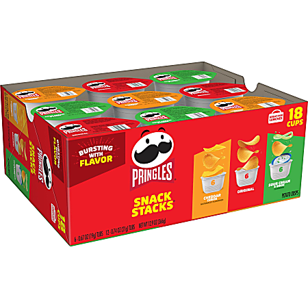 Pringles Variety Pack, Box Of 18 Tubs