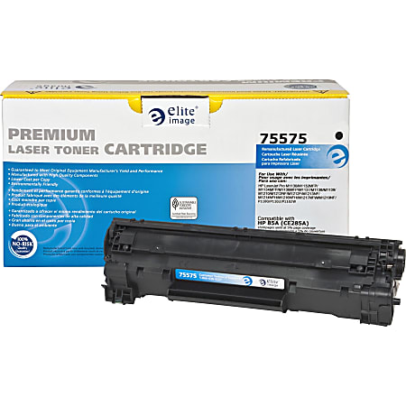 Elite Image™ Remanufactured Black Toner Cartridge Replacement For HP 85A, CE285A