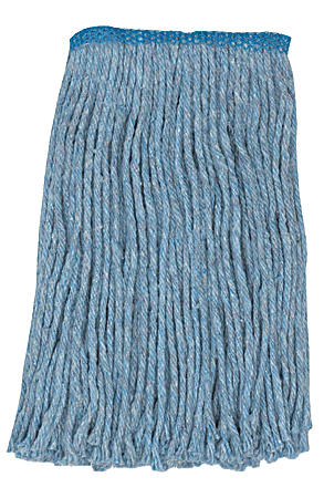 Wilen Go Go™ Cut-End Mop, Narrow Band, Blue, Pack Of 12