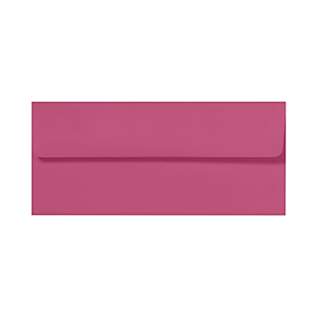 LUX #10 Envelopes, Peel & Press Closure, Magenta, Pack Of 50