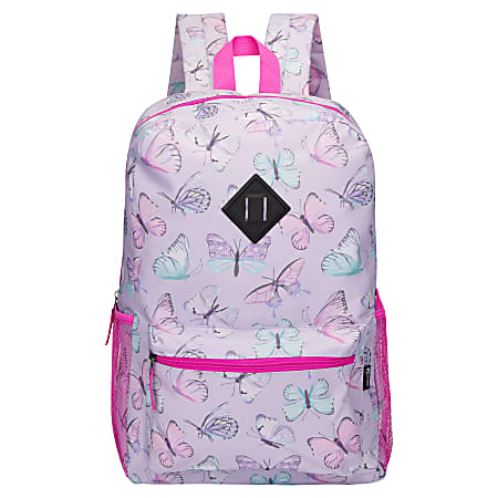 Quest 4-Piece Backpack Combo, Purple Butterfly