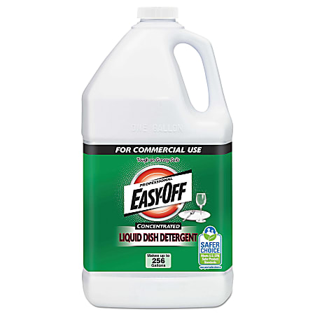 Professional EASY-OFF® Liquid Dish Detergent Concentrate, 1 Gallon Per Bottle, Carton Of 2 Bottles