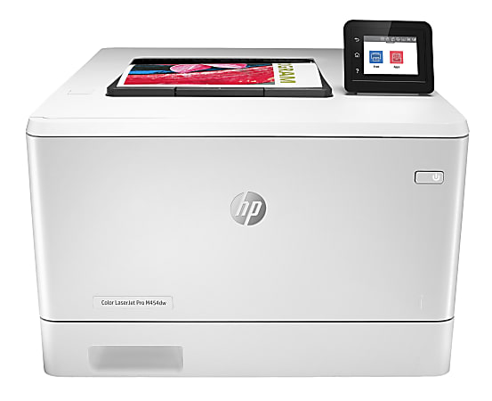 HP LaserJet Pro M454dw Wireless Laser Color Printer Office Depot