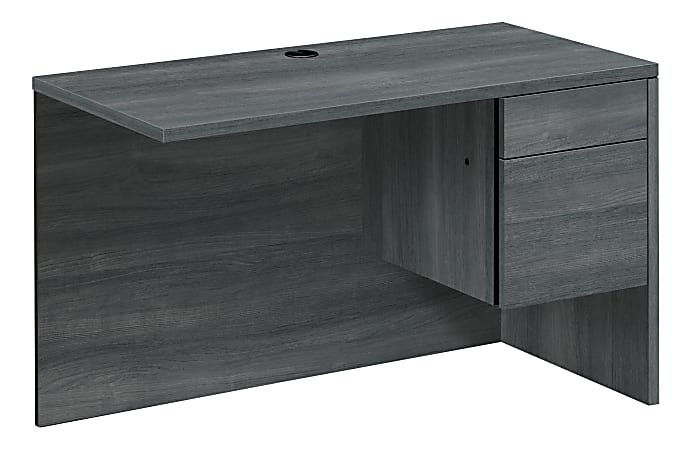 HON® 10500 48" Right Desk Return with 2 Full Drawers, Gray