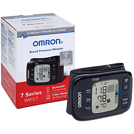 OMRON BLUETOOTH 7 SERIES BP786N BLOOD PRESSURE MONITOR W/ BOVKE CASE