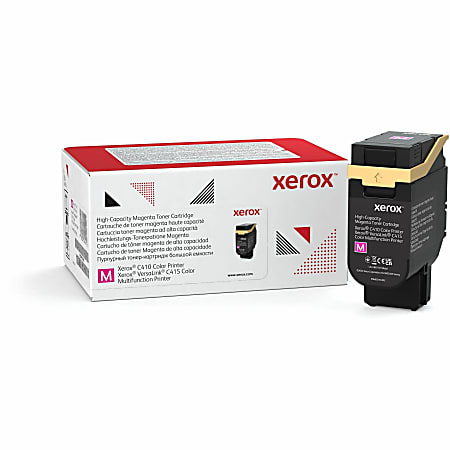 Xerox Genuine Xerox® C410 Color Printer, VersaLink® C415 Color Multifunction Printer Magenta High capacity Toner Cartridge (7000 Pages) - 006R04687