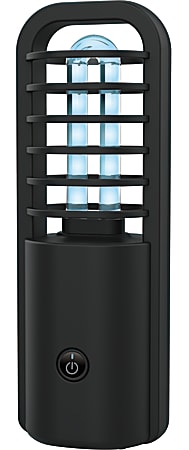 TJ Riley UV Sanitizer Lamp, 5-1/2" x 2" x 2-7/16", Black