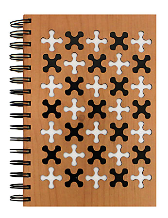 Inkology Laser Cut Journals, 5-7/8" x 8-1/4", College Ruled, 192 Pages (96 Sheets), Multicolor, Pack Of 6 Journals