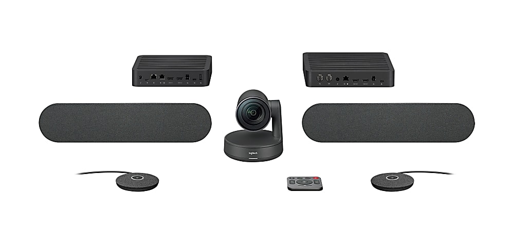 Logitech® Rally Plus Ultra-HD ConferenceCam, Black