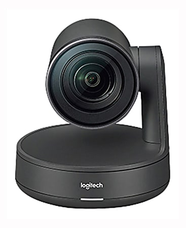 Logitech Rally Plus Ultra HD ConferenceCam Black Office Depot