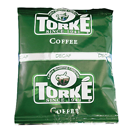 Torke Fine Grind Decaffeinated World Wide Coffee, 1.5 Oz. Carton Of 42 Bags