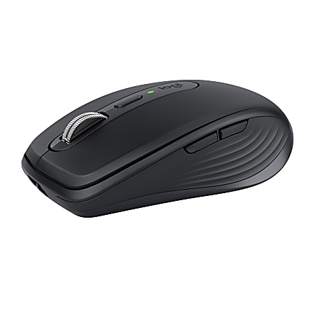 Logitech MX Anywhere 3 Compact Performance Mouse Wireless Comfort Fast  Scrolling Any Surface Portable 4000DPI Customizable Buttons USB C Bluetooth  Black - Office Depot