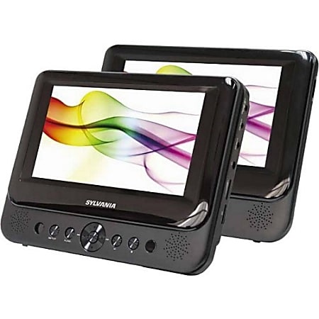 Sylvania SDVD8739 Car DVD Player - 7" LCD - 16:9 - DVD VideoHeadrest-mountable