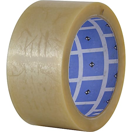 Sparco Natural Rubber Carton Sealing Tape - 2" Width x 55 yd Length - Natural Rubber - Durable - 36 / Carton - Clear