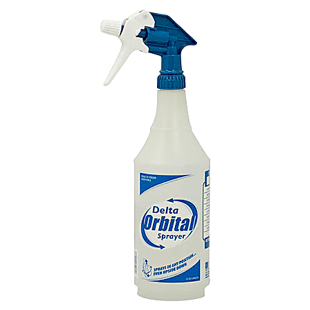 Delta Industrial-Quality Spray Bottle, 32 Oz., Blue/White