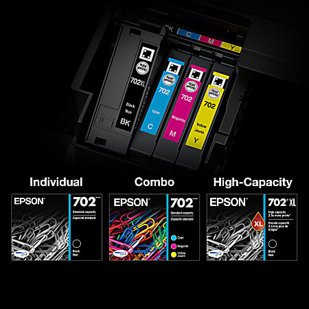 T702520S (702) DURABrite Ultra Ink, Cyan/Magenta/Yellow, 3/Pack
