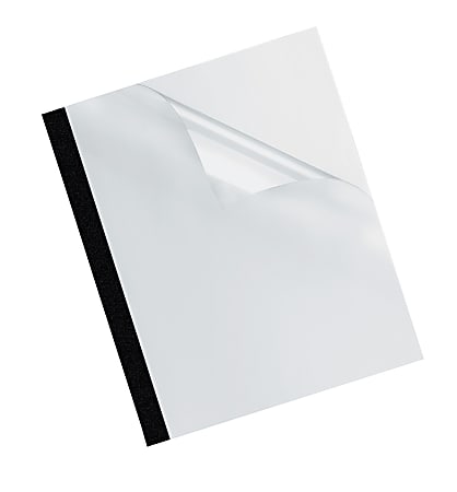 Fellowes® PVC/Linen Thermal Binding Covers, 11 1/8" x