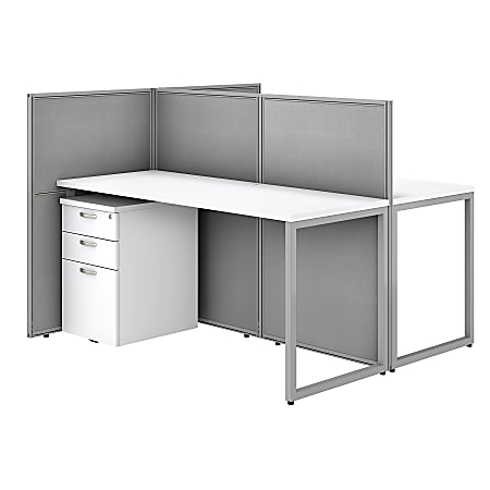 Bush Business Furniture Easy Office 60" 2-Person Straight