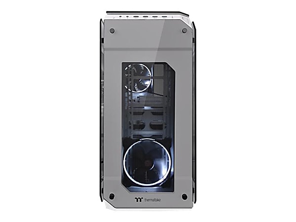 Thermaltake View 71 TG - Snow Edition - tower - extended ATX - windowed side panel (tempered glass) - no power supply (PS/2) - white - USB/Audio