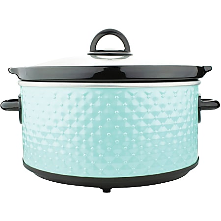 Brentwood SC-136BL 3.5-Quart Diamond Pattern Slow Cooker, Blue - 190 W3.50 quart - Cooking - Blue