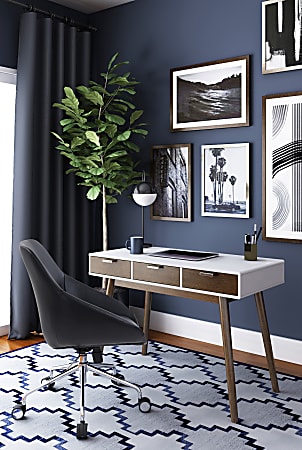 Elle decor taissy clearance mid back chair
