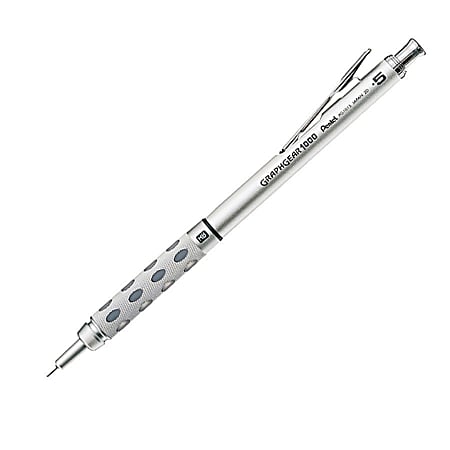 Pentel® Graph Gear 1000 Automatic Drafting Pencil, 0.5 mm, Gray