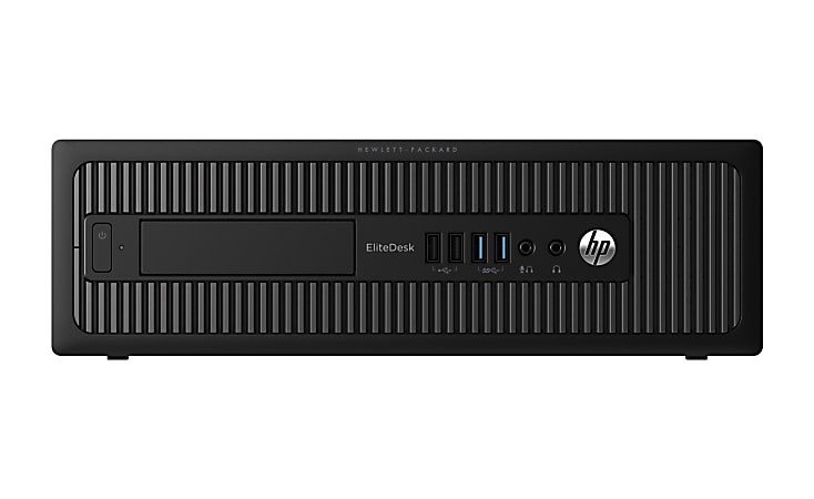 HP EliteDesk 800 G1 SFF Refurbished Desktop PC, Intel® Core™ i3, 8GB Memory, 500GB Hard Drive, Windows® 10, RF610297
