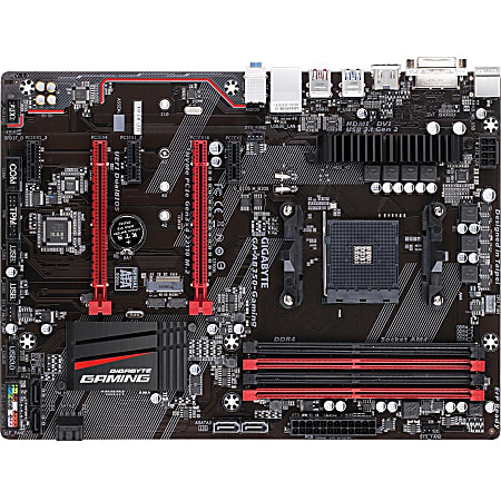 Gigabyte Ultra Durable GA-AB350-Gaming Desktop Motherboard - AMD Chipset - Socket AM4 - ATX - A-Series Processor Supported - 64 GB DDR4 SDRAM Maximum RAM - DIMM, UDIMM - 4 x Memory Slots - Gigabit Ethernet - HDMI - 6 x SATA Interfaces