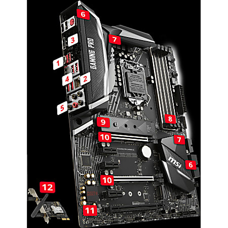 Msi Motherboard Z370 A Pro Intel Z370 Msi Z370 Pro Gaming MSI Z370