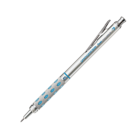 Pentel Graph Gear 800 Mechanical Drafting Pencils 0.7 mm Blue