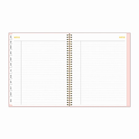 2024 Blue Sky™ AM Solid Petal Pink Weekly/Monthly Planning Calendar, 8
