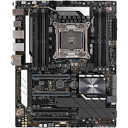 Asus WS X299 PRO/SE Workstation Motherboard - Intel X299 Chipset - Socket R4 LGA-2066 - Intel Optane Memory Ready - ATX - 128 GB DDR4 SDRAM Maximum RAM - UDIMM, DIMM - 8 x Memory Slots - Gigabit Ethernet - 6 x SATA Interfaces