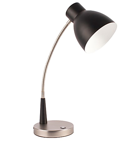 Morgan Black Metal Desk Lamp with USB Port + Reviews