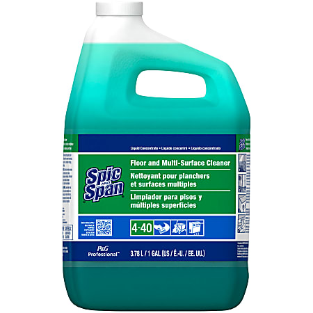 Spic And Span® Professional Floor And Multi-Surface Cleaner, 128 Oz Bottle