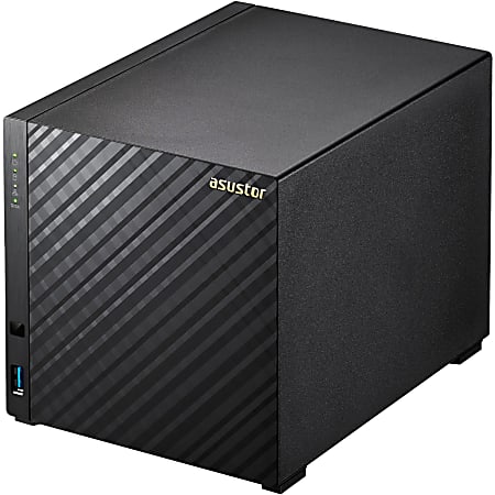 ASUSTOR NAS Server, Intel Celeron N3050 Dual-Core (2 Core), 2GB Memory, AS3104T